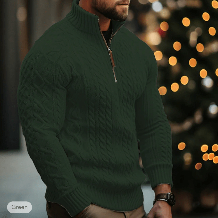 Pull à Câble Décontracté pour Homme