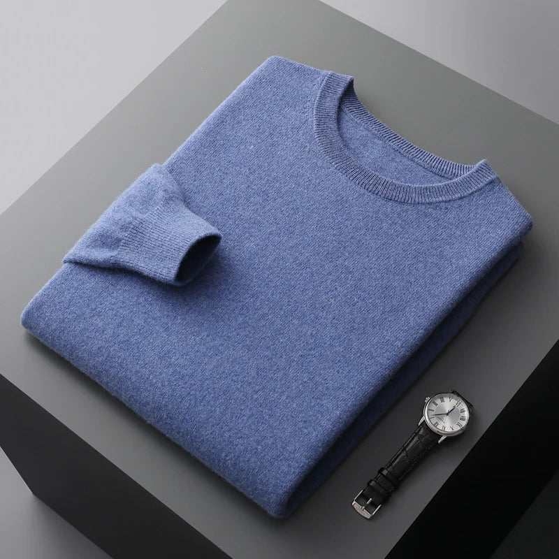 Damiano - Pull en cachemire Old Money pour hommes