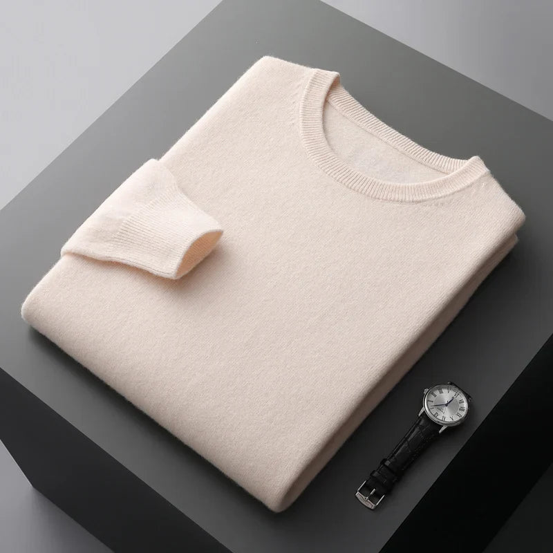 Damiano - Pull en cachemire Old Money pour hommes