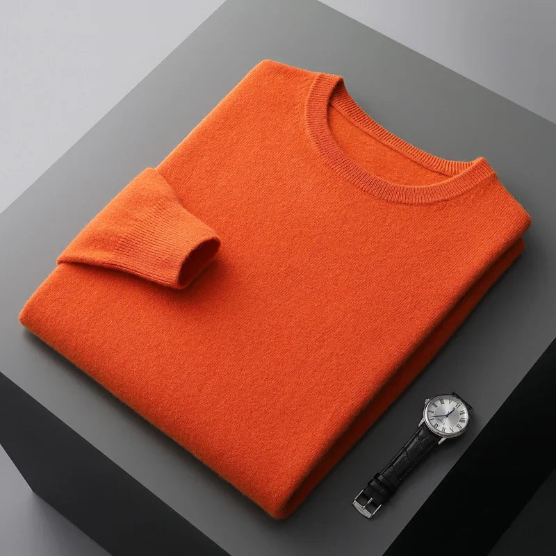 Damiano - Pull en cachemire Old Money pour hommes