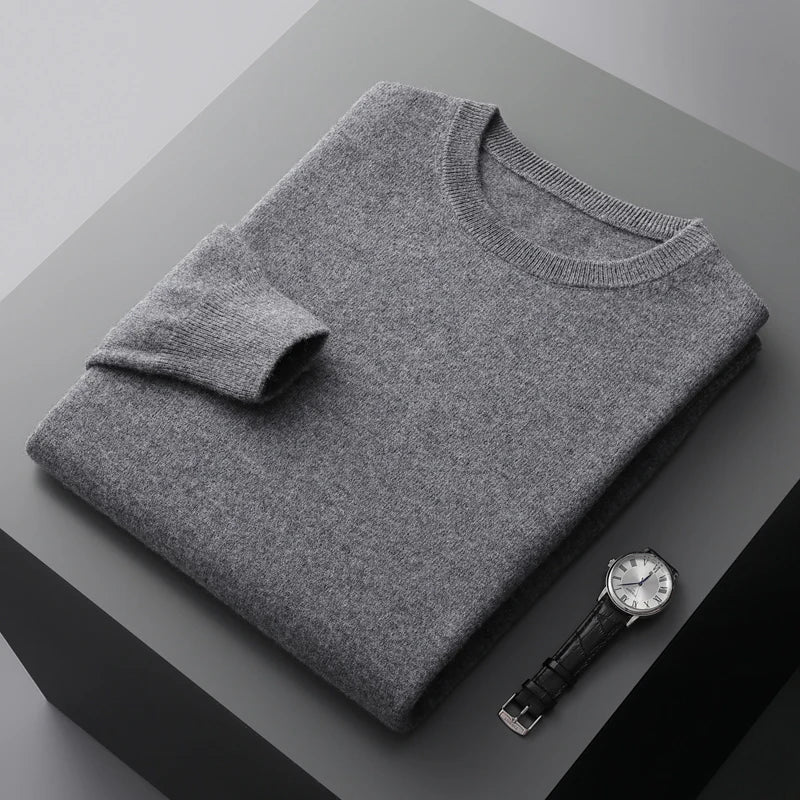 Damiano - Pull en cachemire Old Money pour hommes