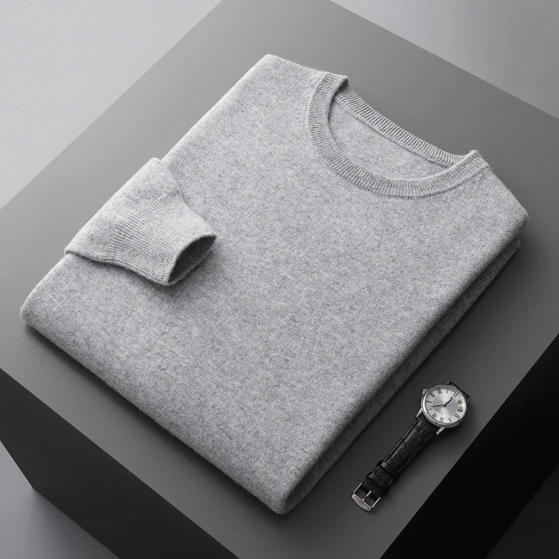 Damiano - Pull en cachemire Old Money pour hommes