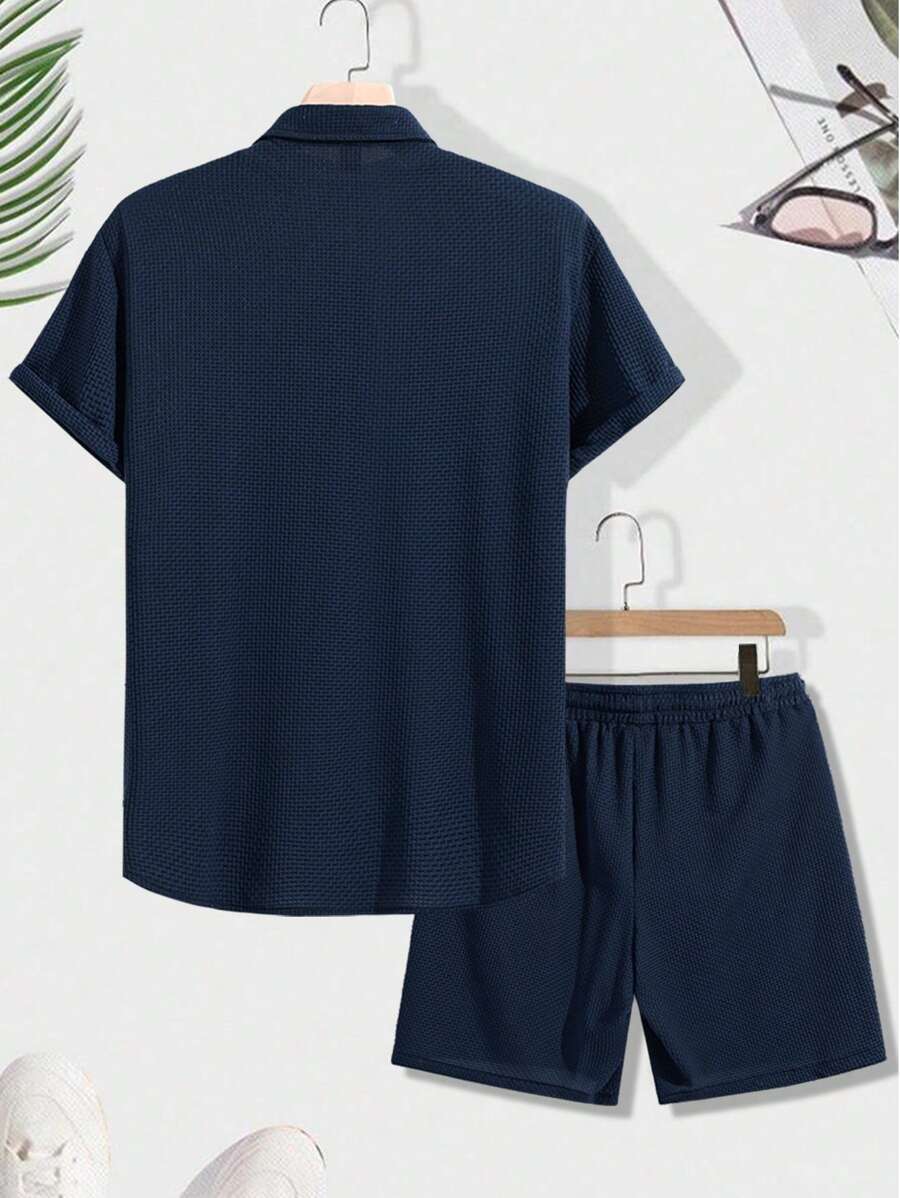 Khalil – Ensemble Short à Boutons
