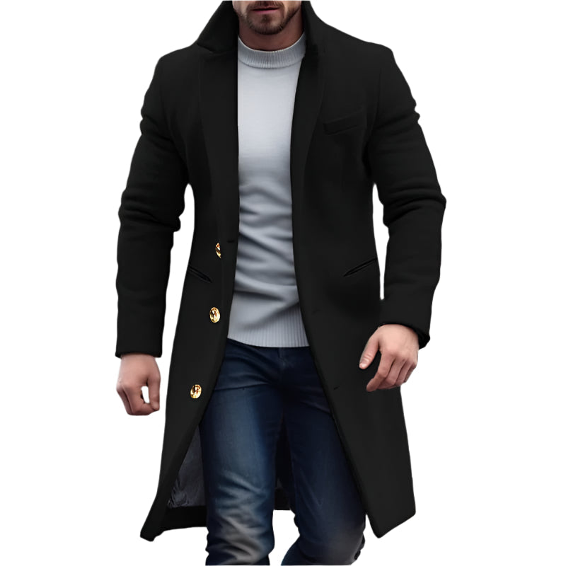 Marco - Manteau d'hiver classique long pour hommes