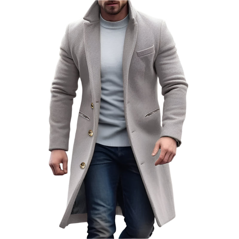 Marco - Manteau d'hiver classique long pour hommes
