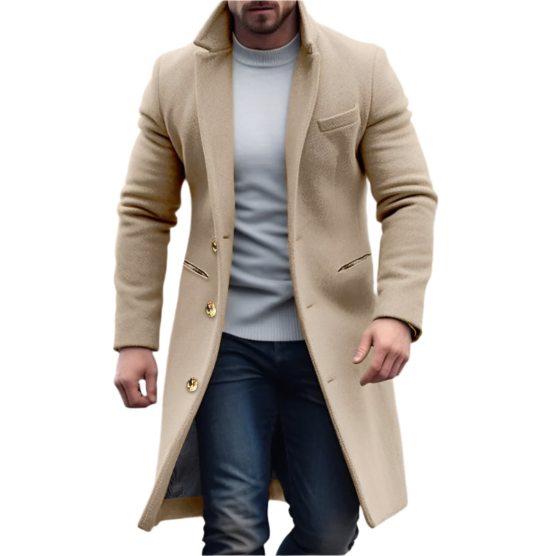 Marco - Manteau d'hiver classique long pour hommes