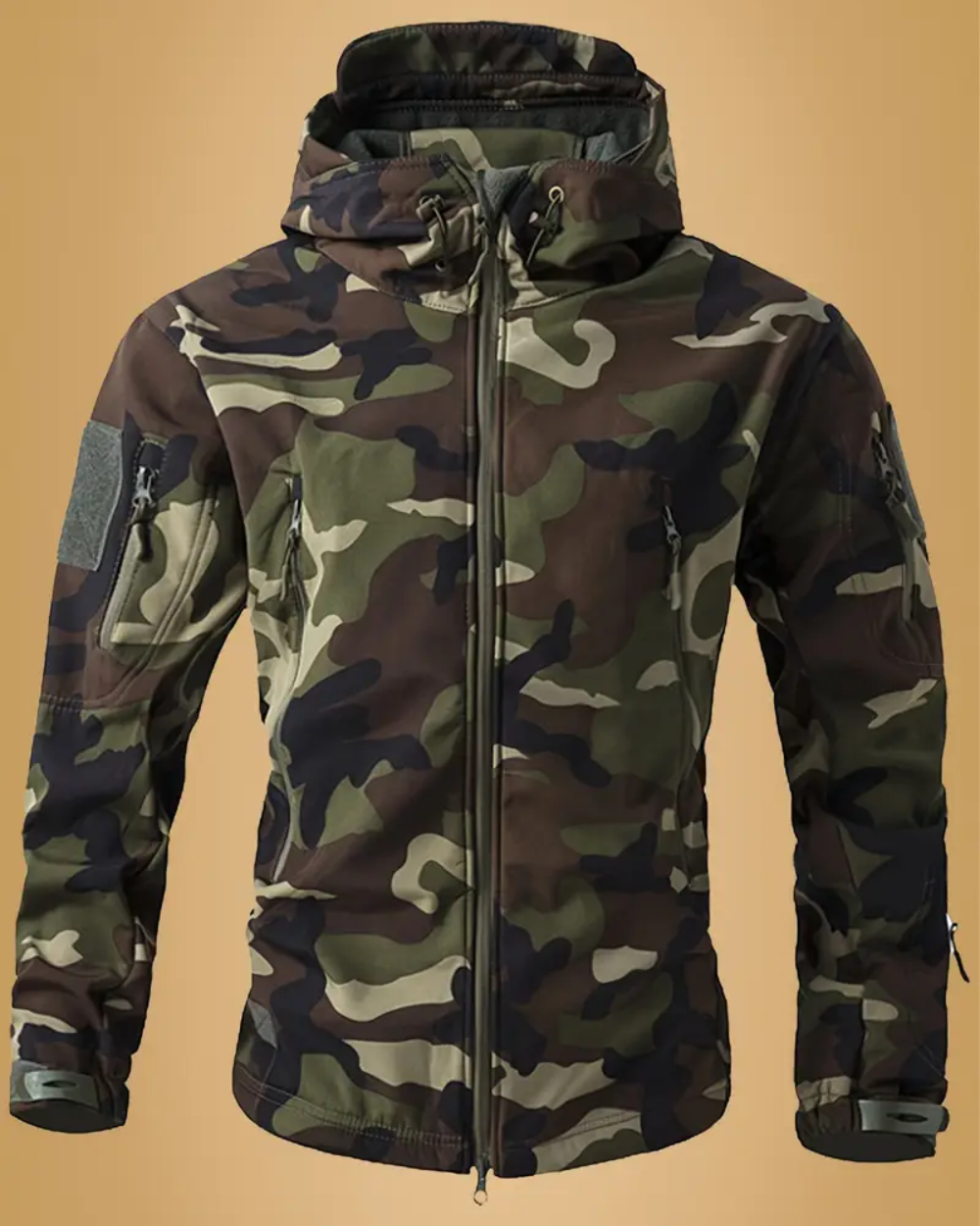 Luigi - Veste légère pour hommes au design militaire, durable
