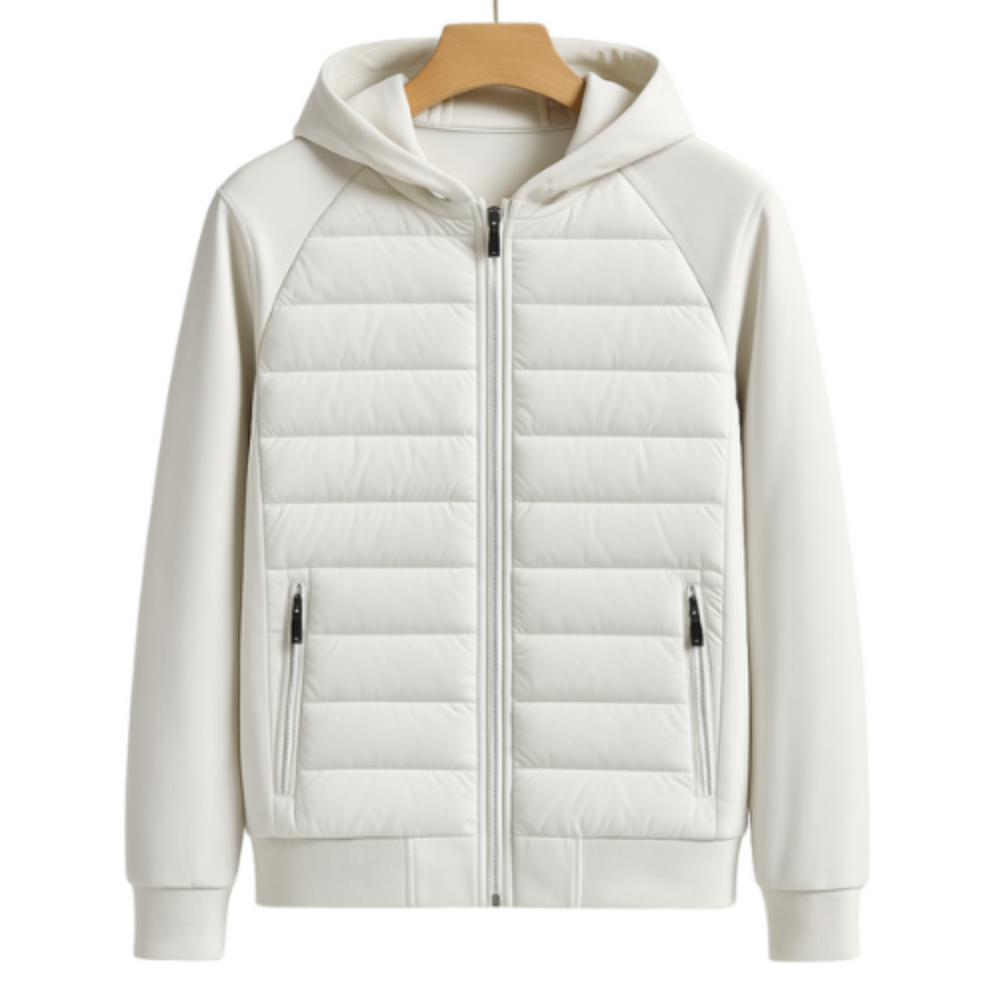Máximo - Manteau élégant léger pour homme blanc