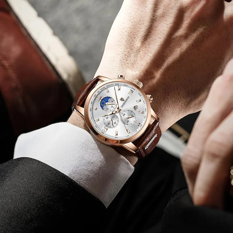 Montre de luxe avec design artisanal et bracelet en cuir | Maison Clément Paris