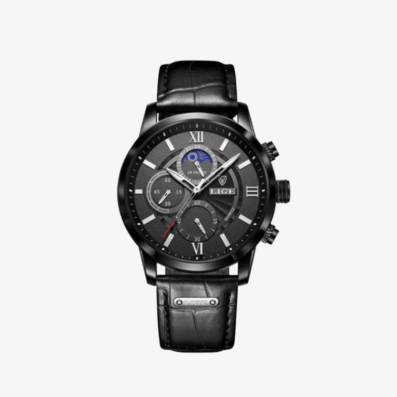 Montre de luxe avec design artisanal et bracelet en cuir | Maison Clément Paris