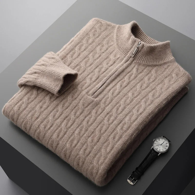 Pull sur mesure de luxe pour hommes