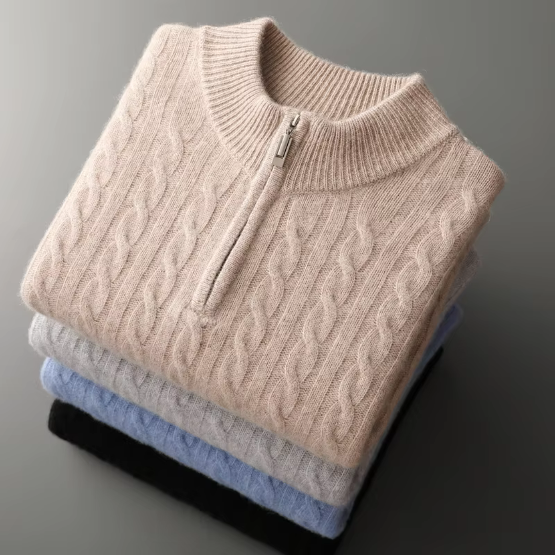 Pull sur mesure de luxe pour hommes