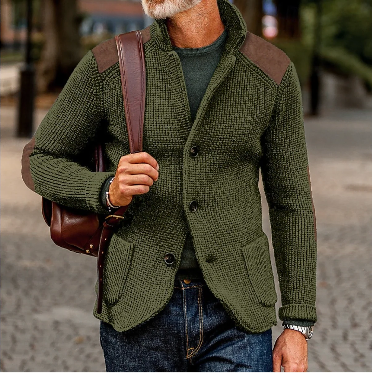 Mason – Veste tricotée Old Money avec boutons