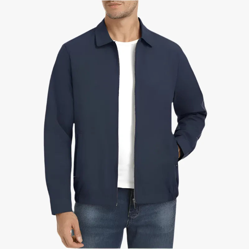 Veste Bomber Homme – Zip-Up Légère Style Minimaliste Old Money