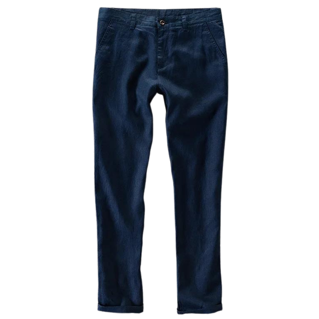 Pantalon casual 100 % lin