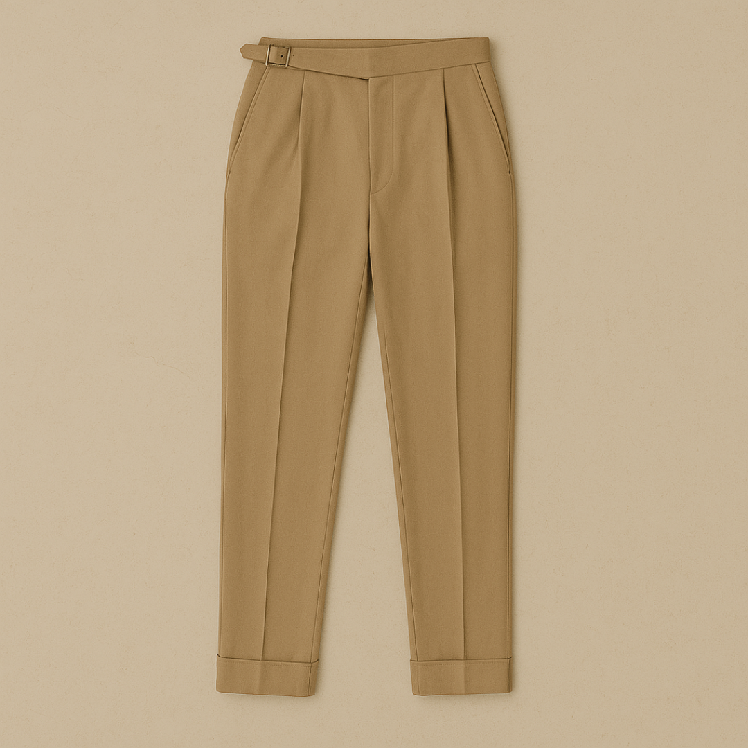 Nico - Pantalon sur mesure à taille haute