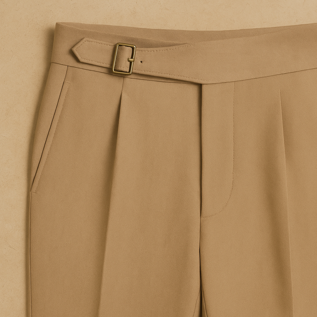 Nico - Pantalon sur mesure à taille haute