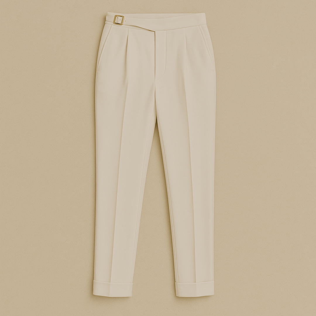 Nico - Pantalon sur mesure à taille haute