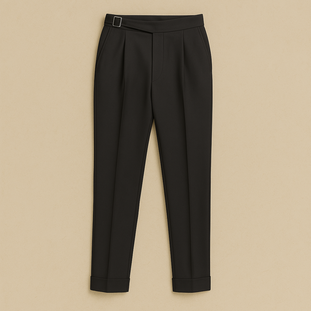 Nico - Pantalon sur mesure à taille haute