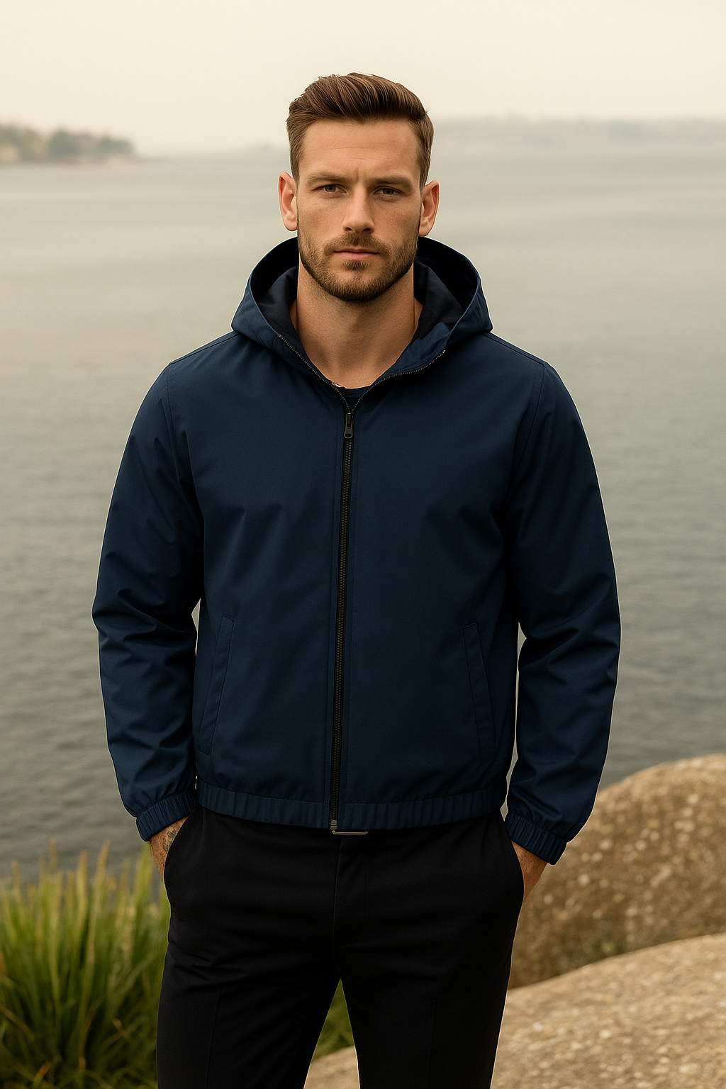 Orson - Veste Bomber Légère Réversible