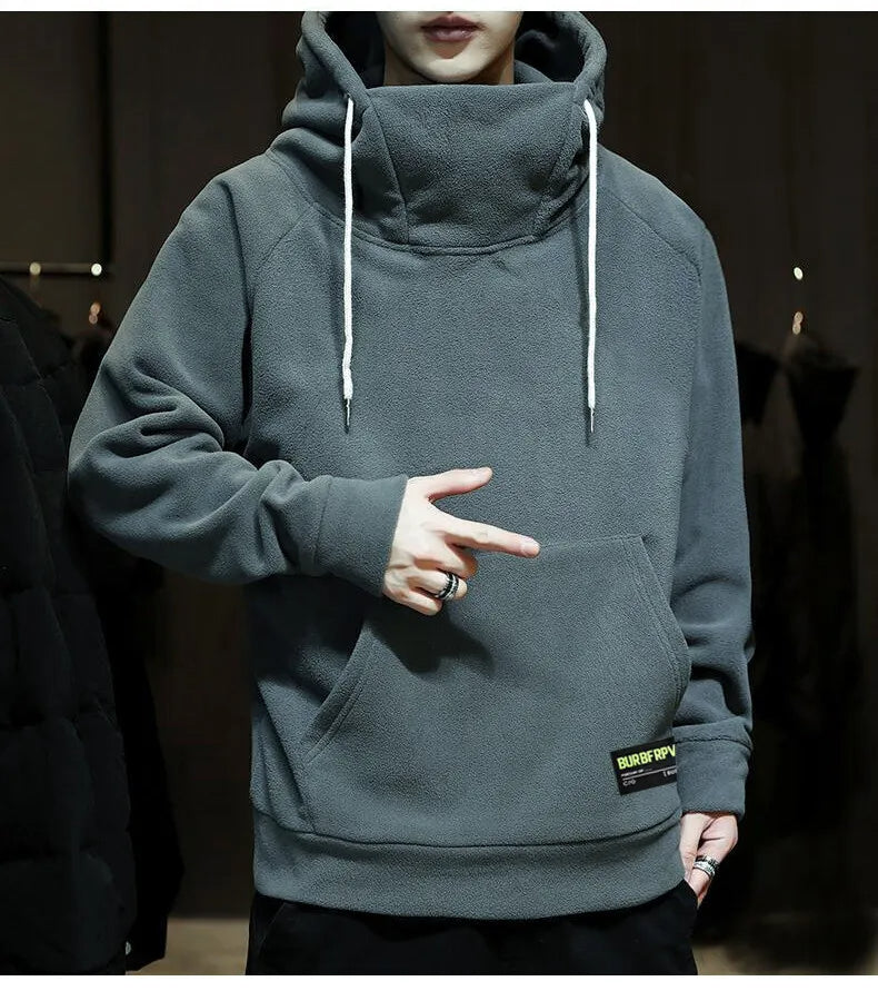 Hoodie d'Hiver Oversize Streetwear pour Hommes