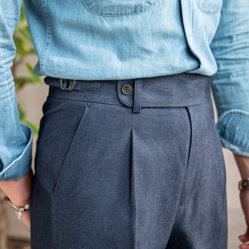 Paul - Pantalon taille haute Old Money
