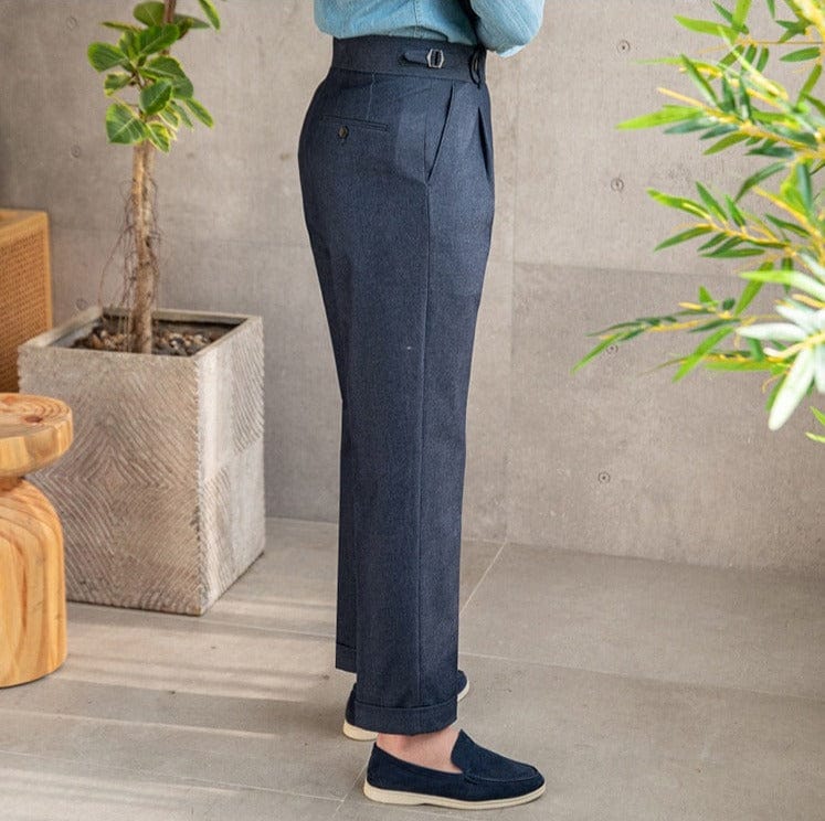 Paul - Pantalon taille haute Old Money