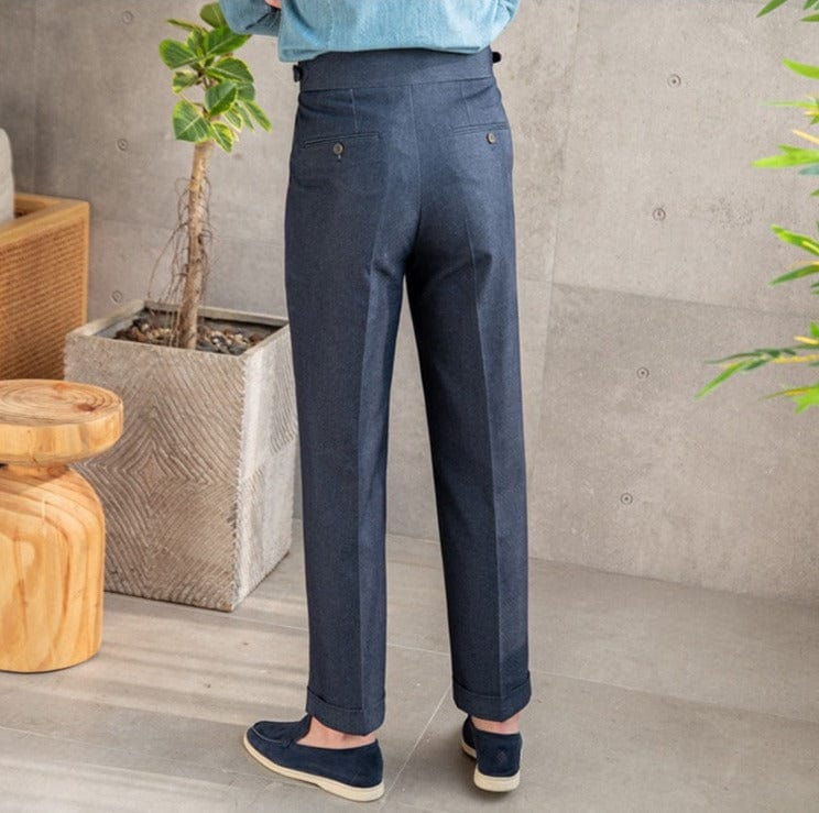 Paul - Pantalon taille haute Old Money
