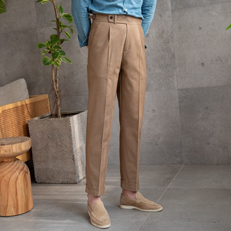 Paul - Pantalon taille haute Old Money