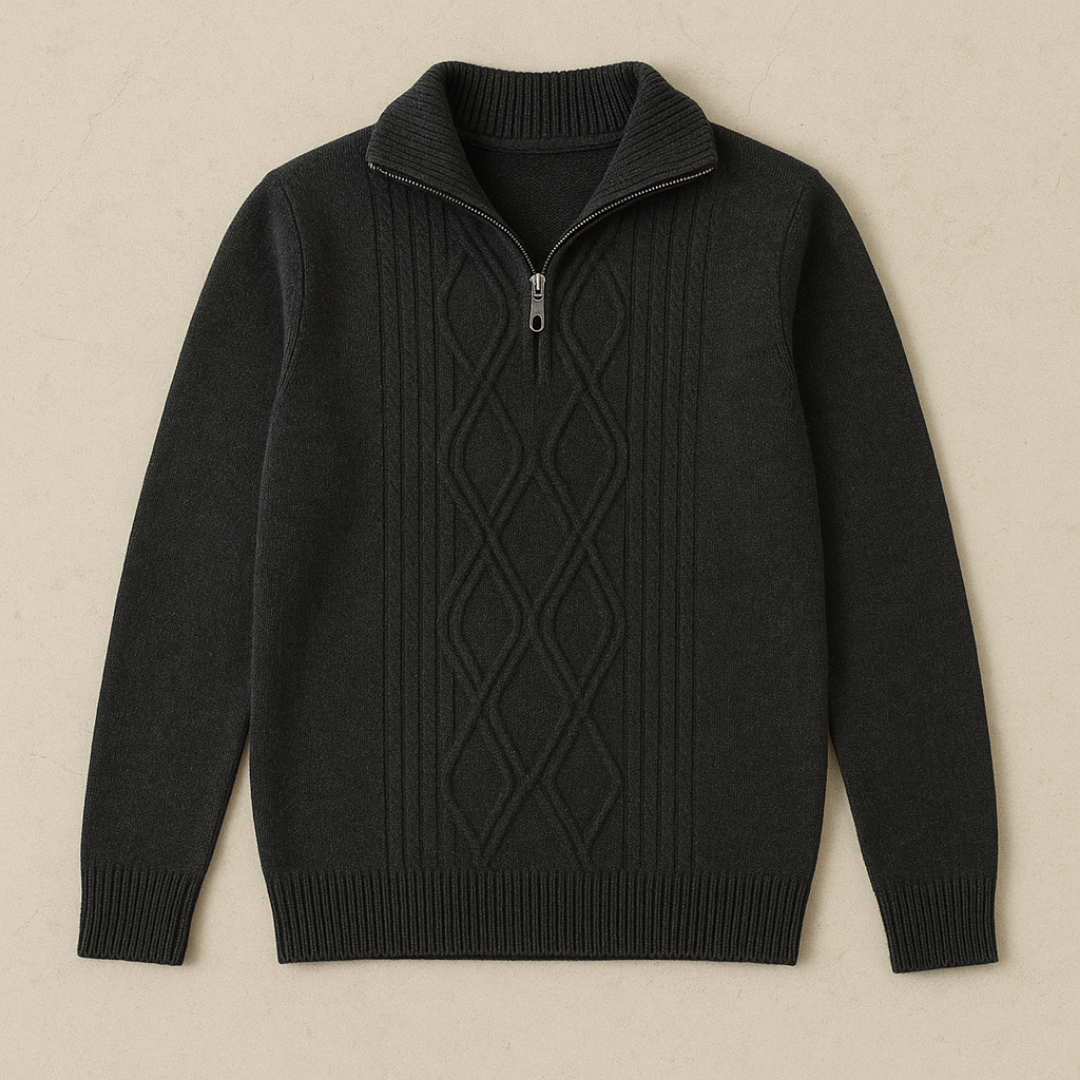 Piolo - Pull en laine élégant avec motif