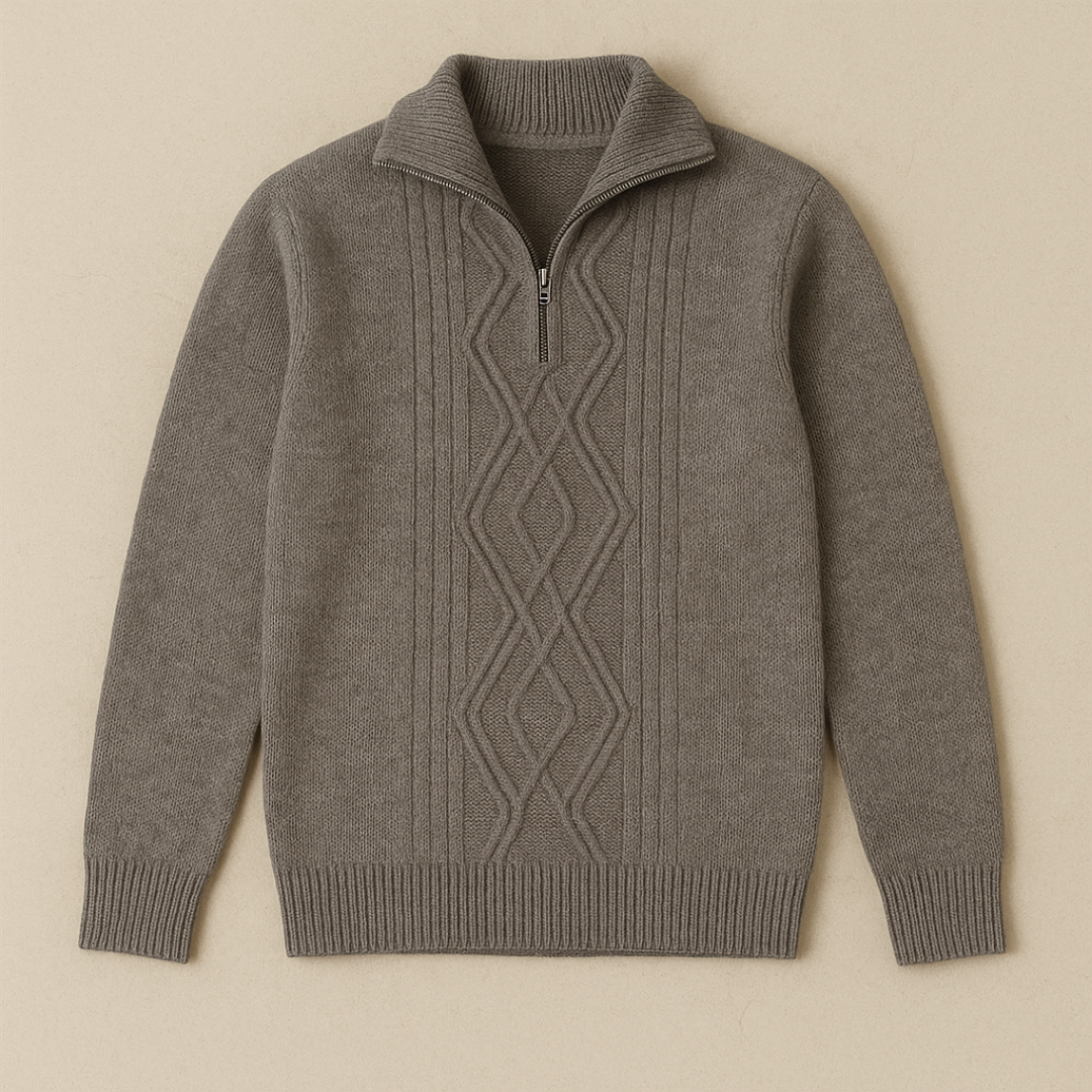 Piolo - Pull en laine élégant avec motif