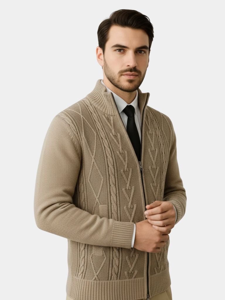 Pull en maille essentiel Old Money - Croix et Couronne