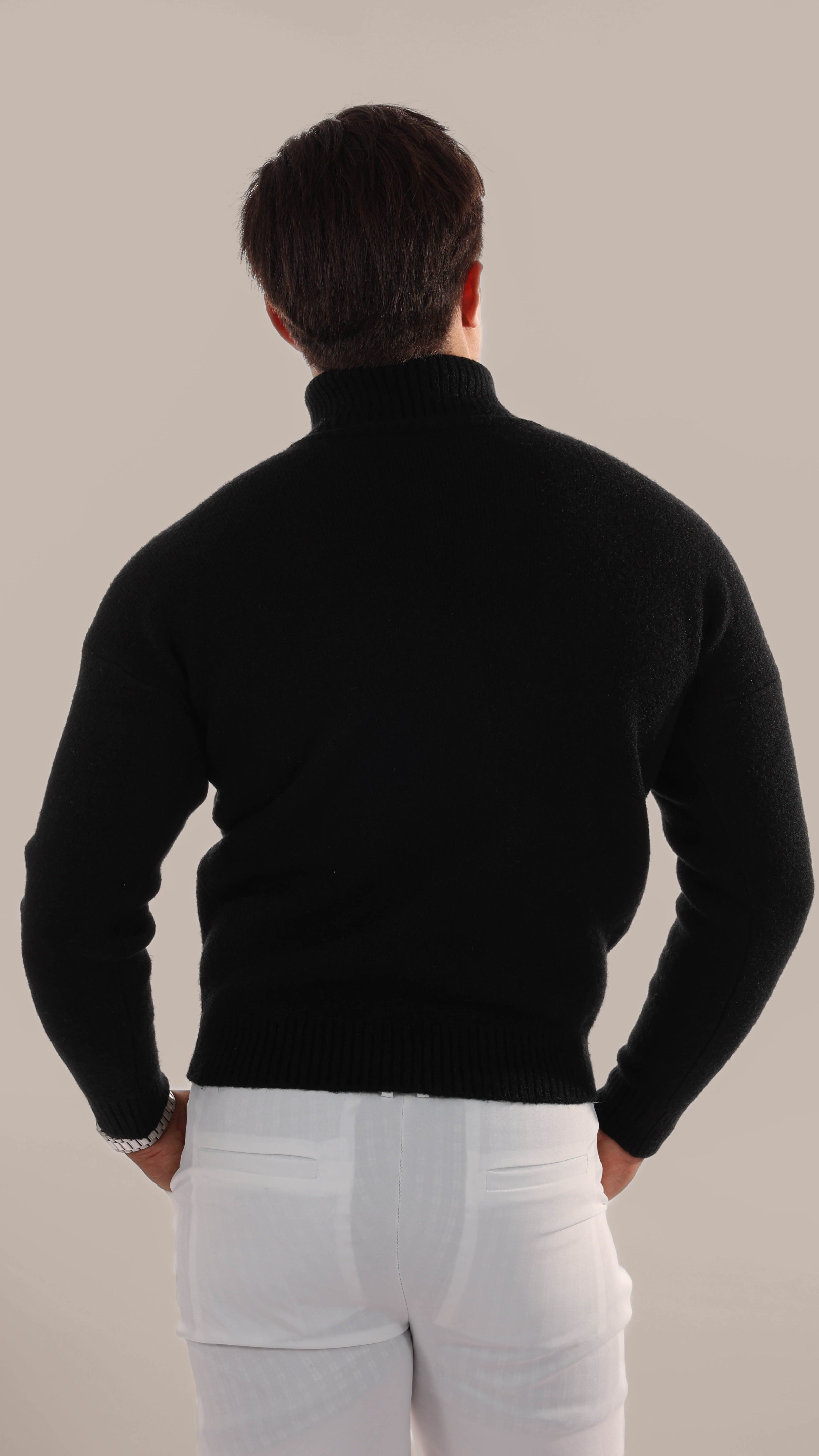 Reginal - Pull Col Roulé en Cachemire Old Money