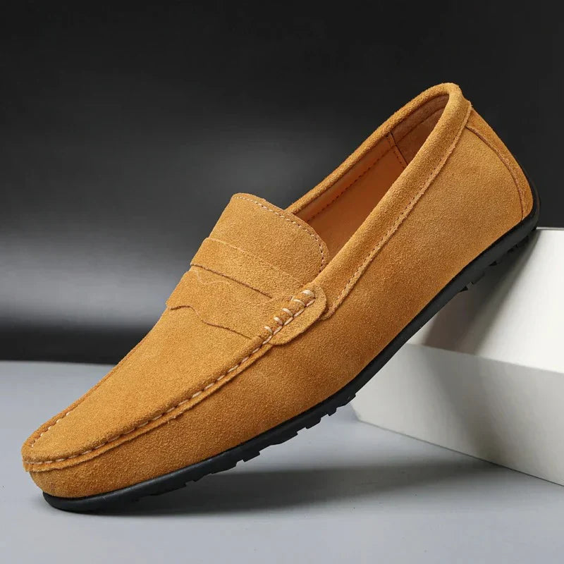 Mocassins Rétro en Daim pour Hommes | Maison Clément Paris