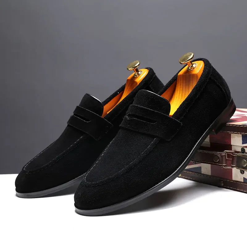 Mocassins en daim de luxe