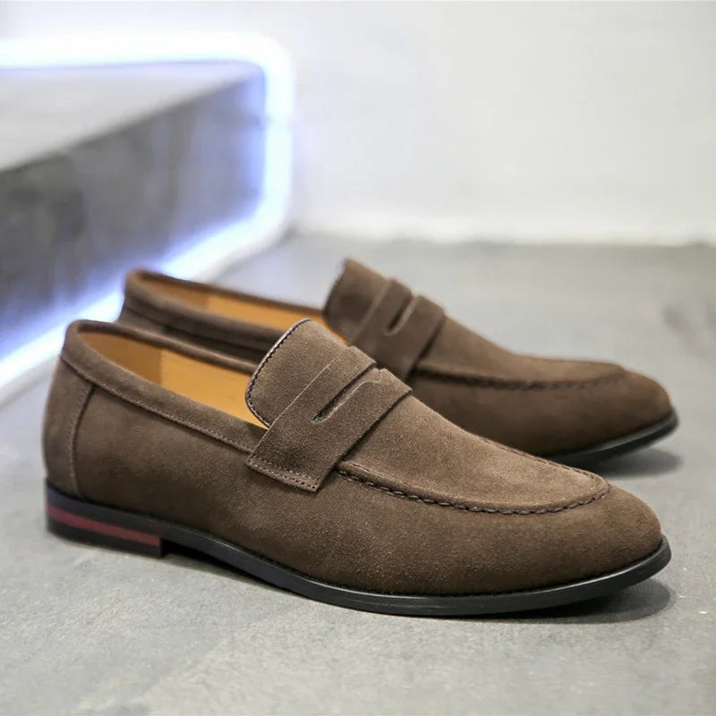 Mocassins en daim de luxe
