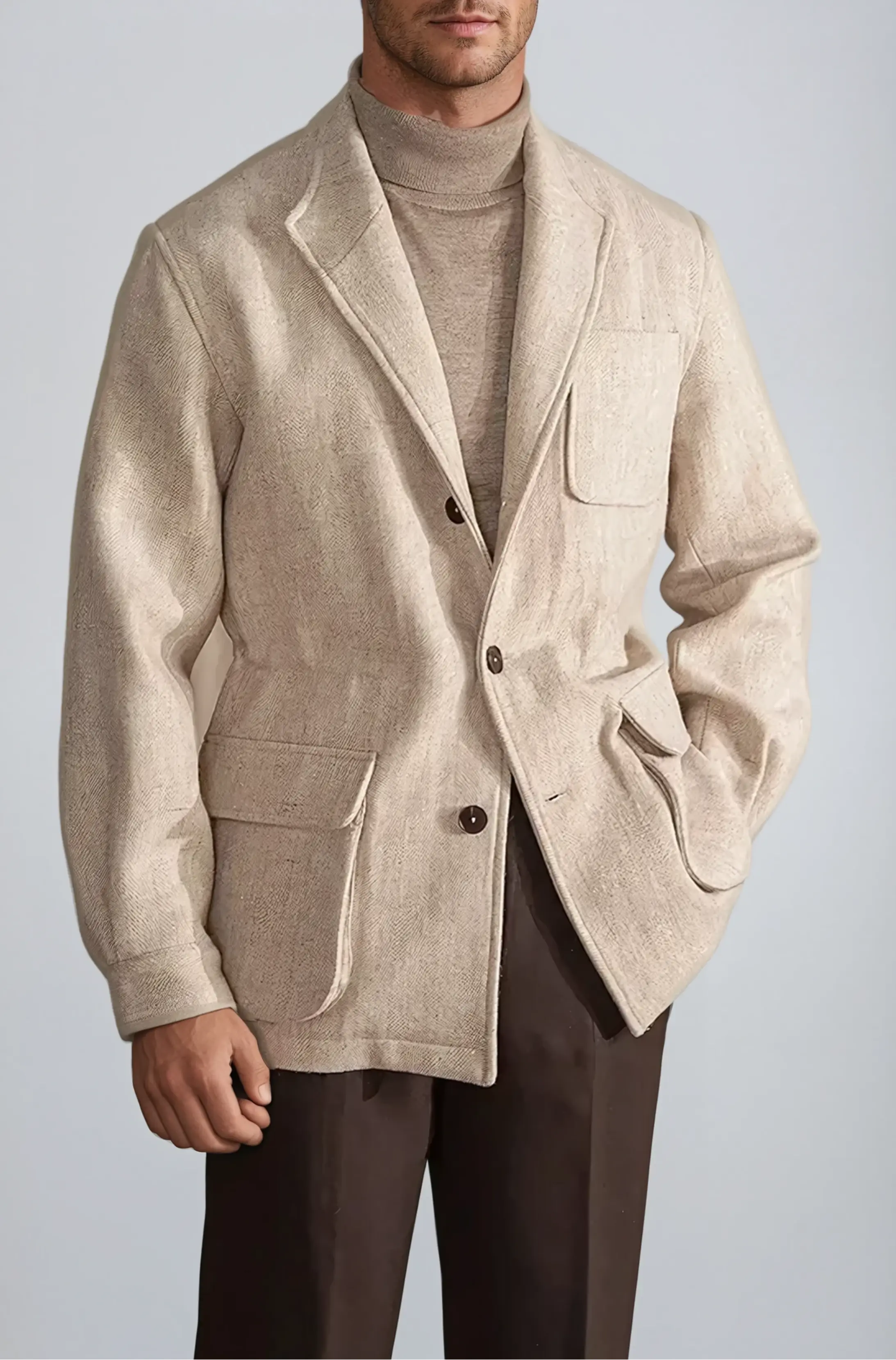 Simeon - Manteau en Laine Old Money pour Homme