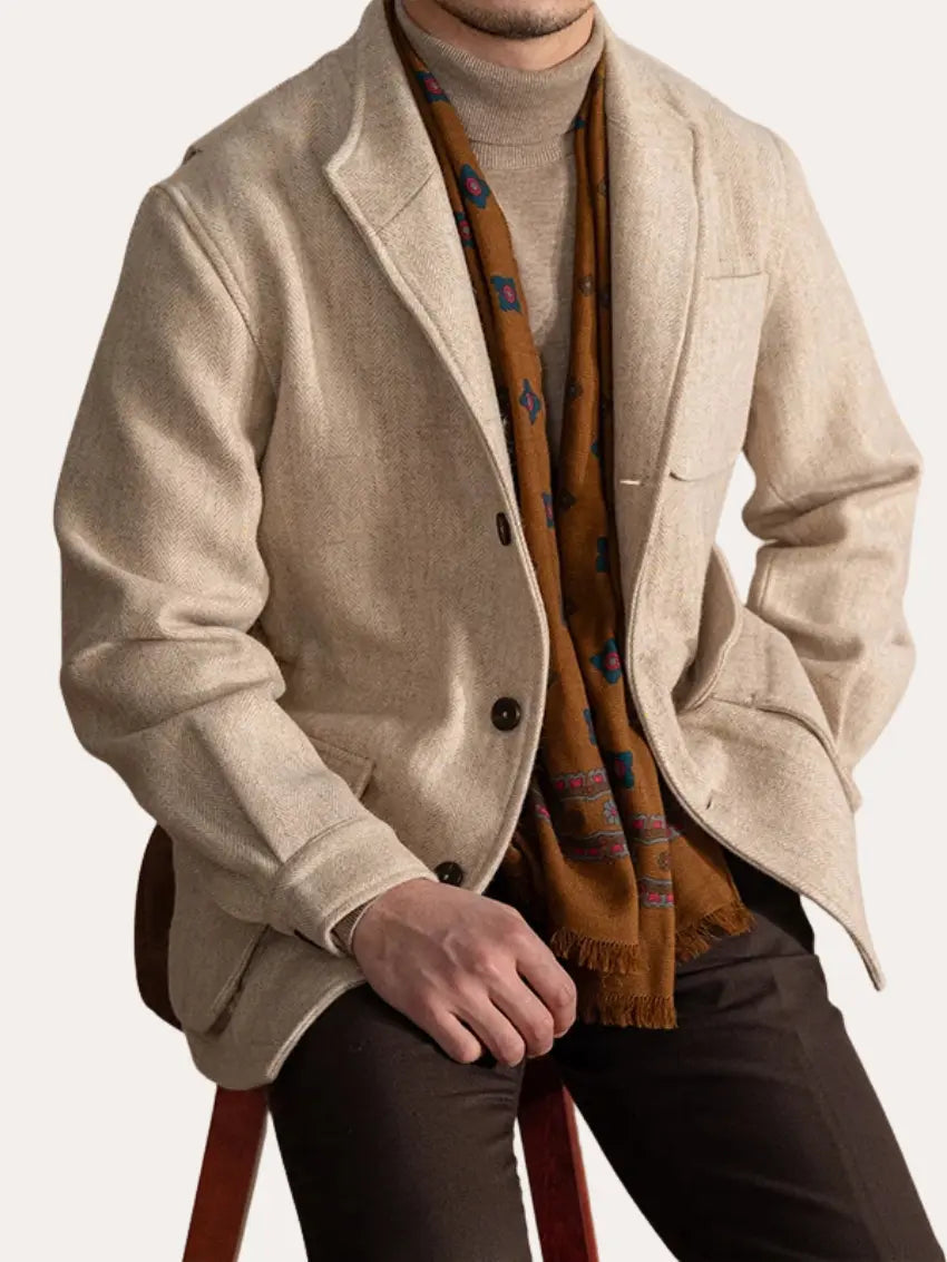 Simeon - Manteau en Laine Old Money pour Homme