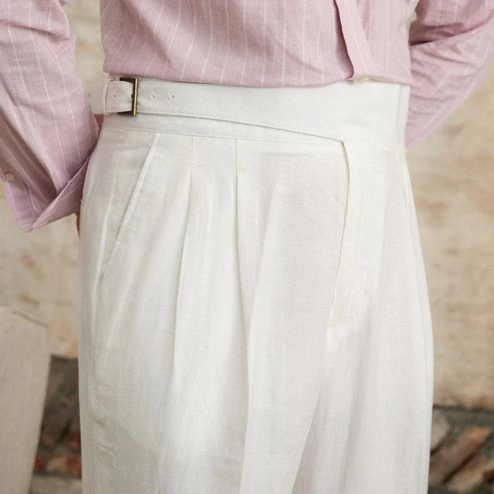 Cristian - Pantalon en lin premium