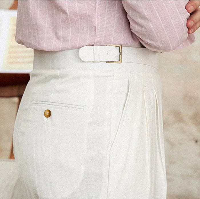 Cristian - Pantalon en lin premium