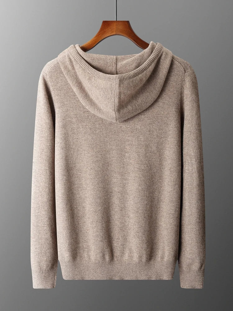 Sweat à capuche en laine mérinos Sirlus