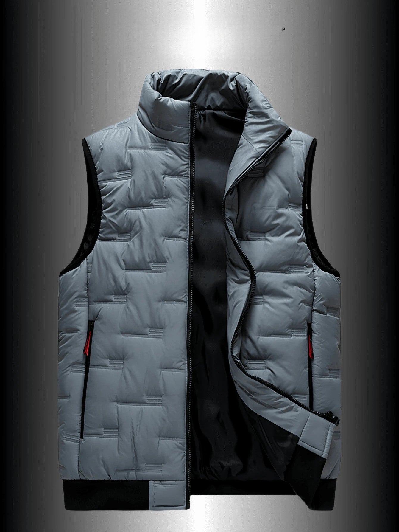 Verona Vest – Gilet Casual Luxe sans manches pour hommes en noir