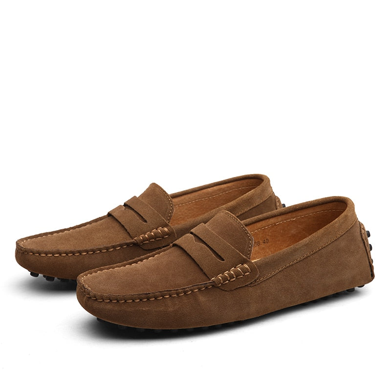 Mocassins en Suède Rétro Italien pour Hommes Maison Clément Paris Old Money | v2