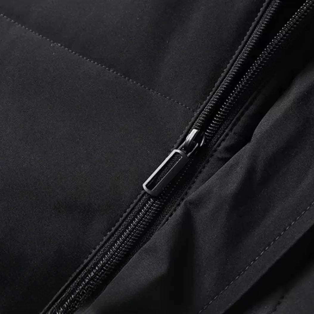 Manteau d'hiver étanche et chaud Slim-Fit pour hommes avec doublure en polaire