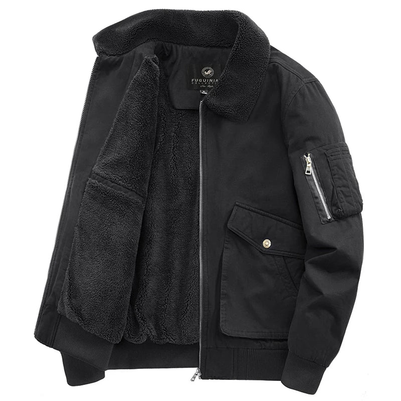 Sebastián - Veste d'Hiver Outdoor pour Homme Résistante au Vent