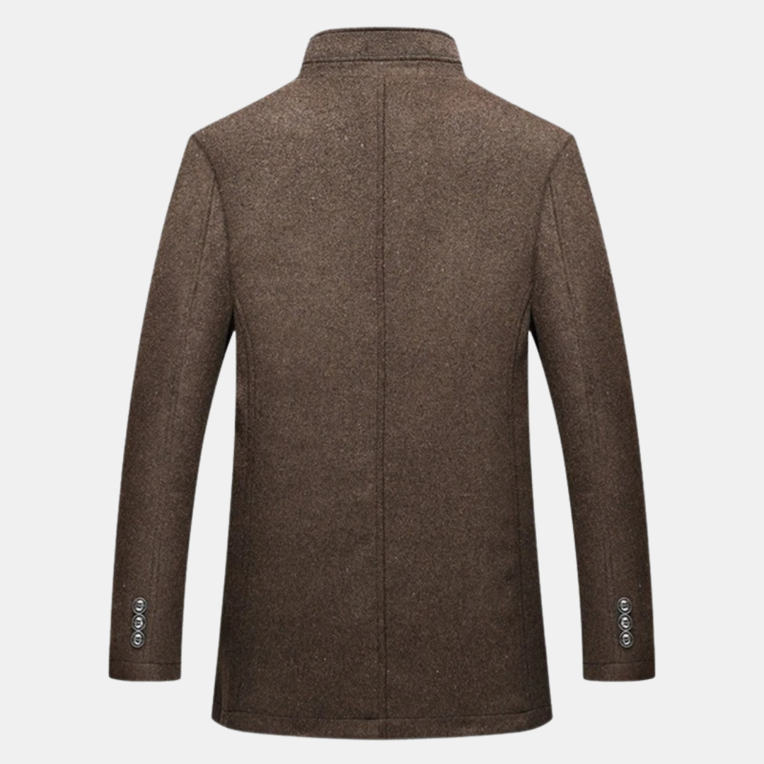 Xavier - Manteau Trench pour Hommes en Laine Épaisse pour un Style Hiver Élégant