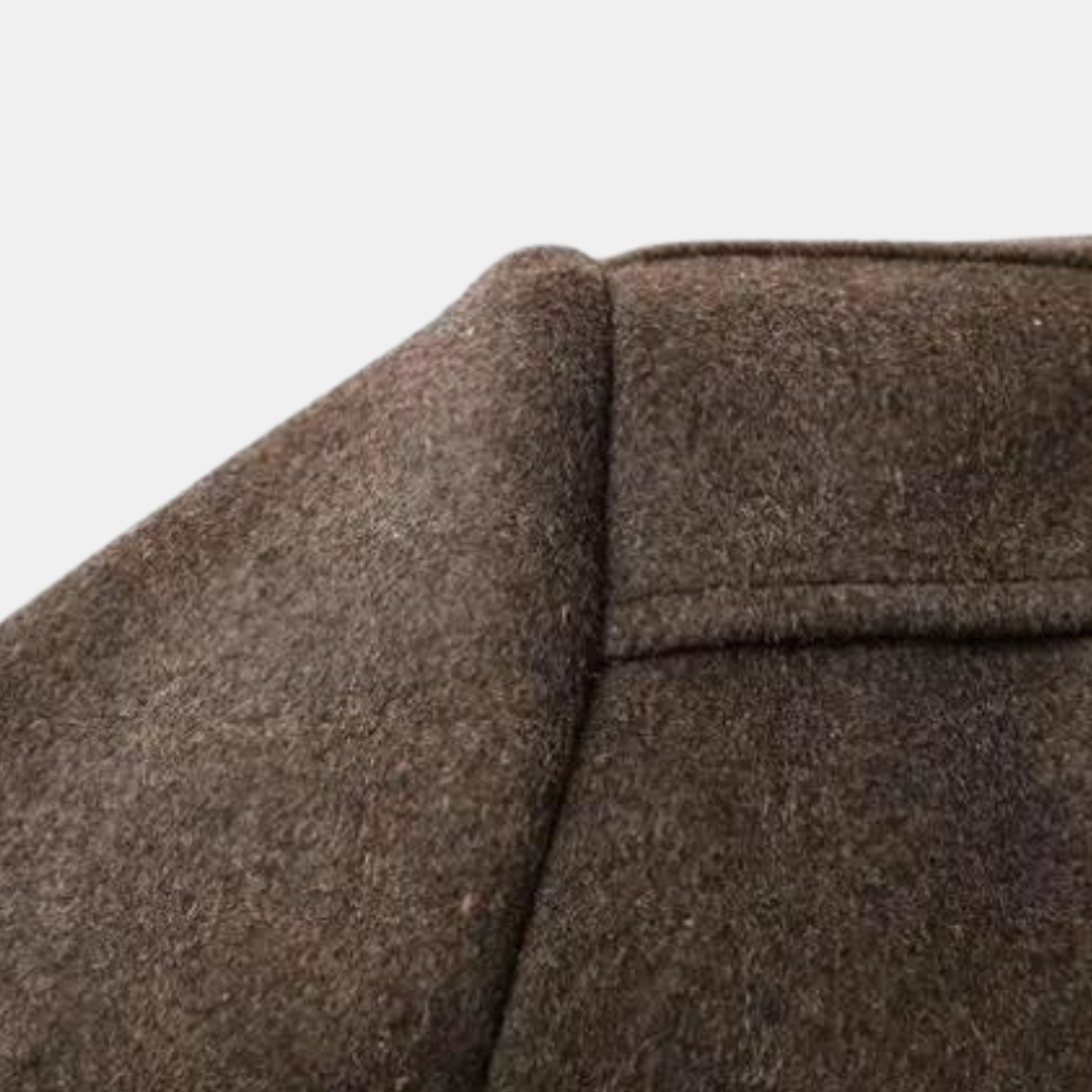 Xavier - Manteau Trench pour Hommes en Laine Épaisse pour un Style Hiver Élégant