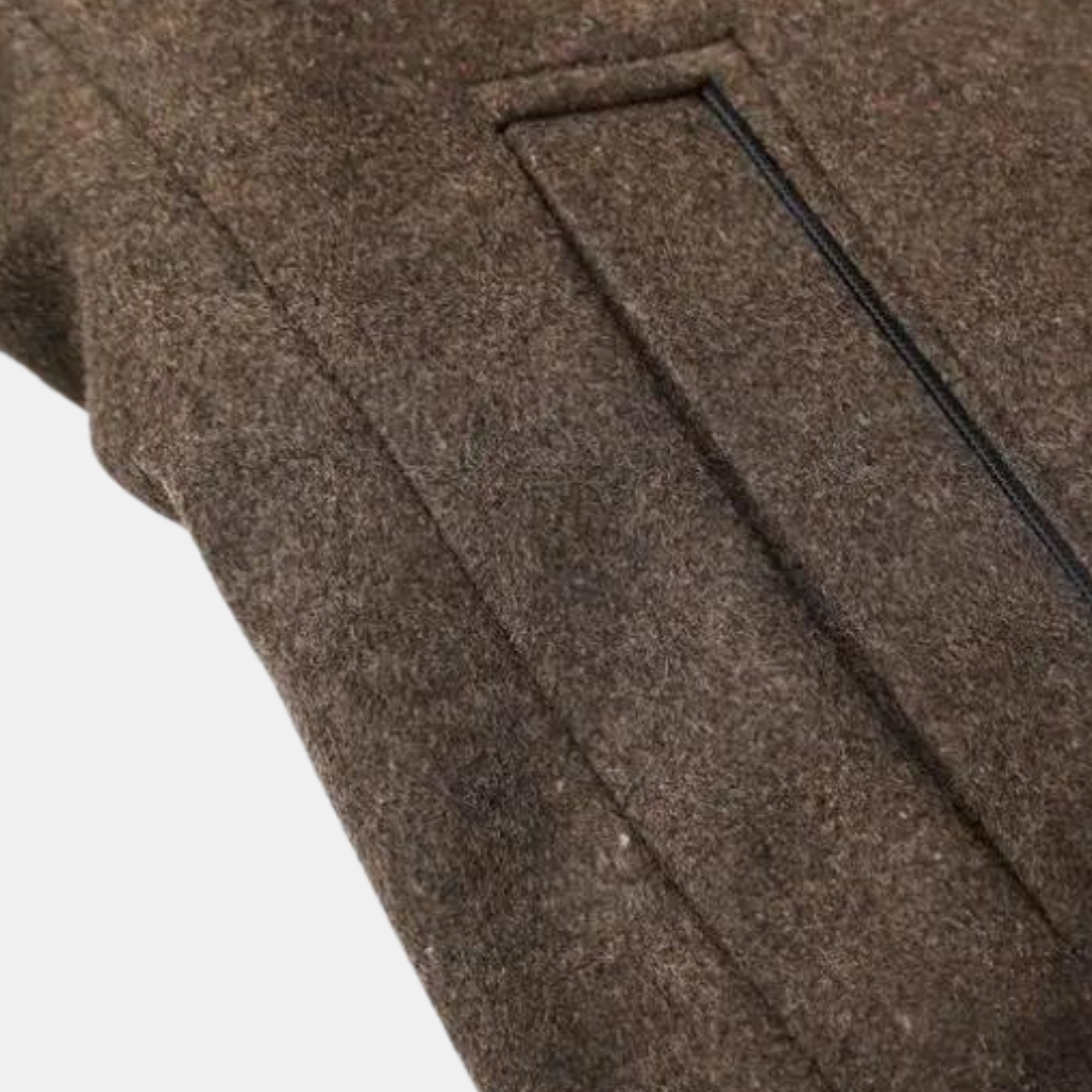 Xavier - Manteau Trench pour Hommes en Laine Épaisse pour un Style Hiver Élégant