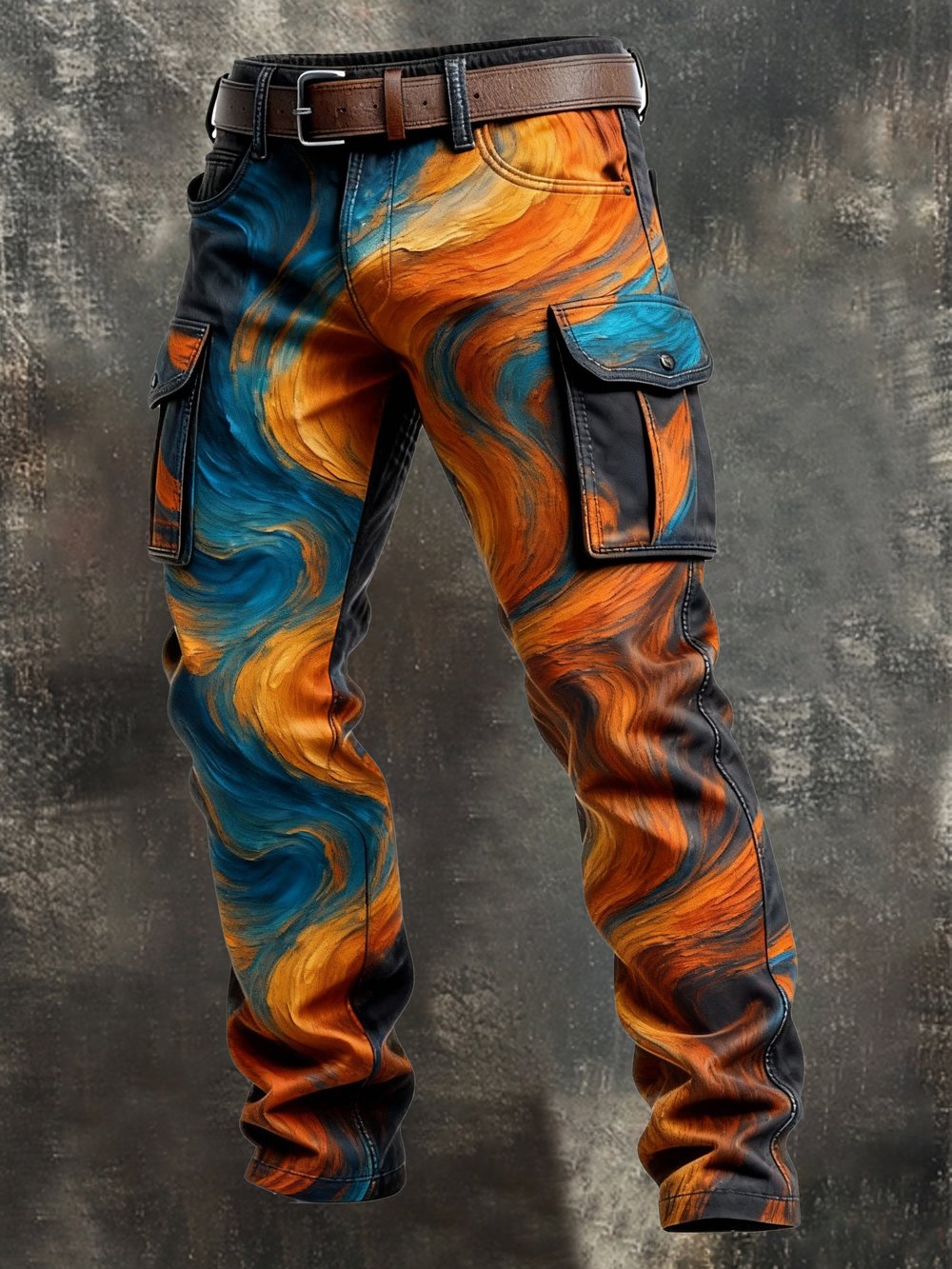 MAISON CLÉMENT PARIS™ | PANTALON CARGO MOTIF ARTISTIQUE HOMME