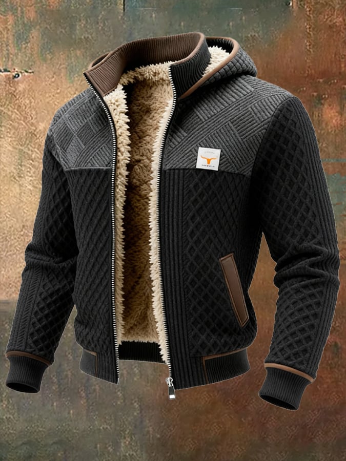 MAISON CLÉMENT PARIS™ | VESTE HOMME MATELASSÉE DOUBLÉE SHERPA